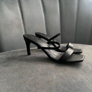 Strappy Mule heels
